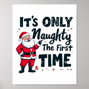 Poster Zany É Apenas Travesso Na Primeira Vez Santa Crist
