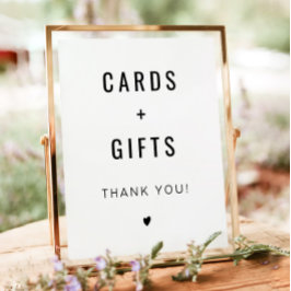 Poster ZARA Moderno Casamento de Cartões e Ofertas Minima