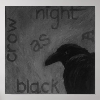 Póster zazzle crow