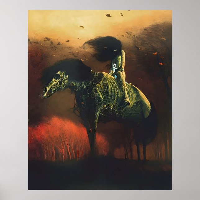 Poster Zdzislaw Beksinski art style (Frente)