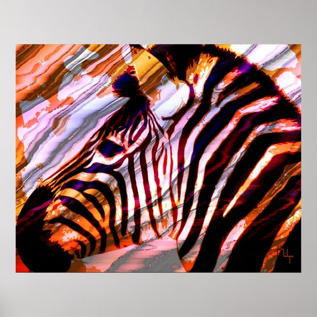 Póster Zebra (Frente)