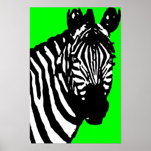 Póster zebra