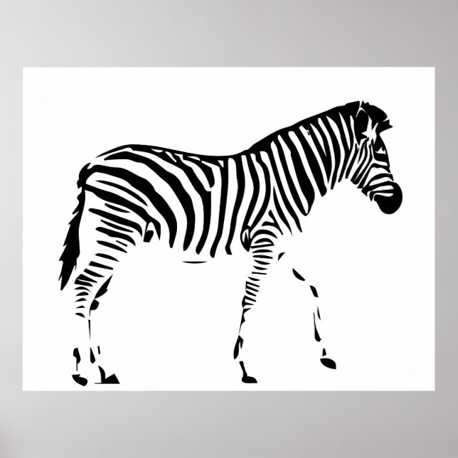 Poster Zebra (Frente)