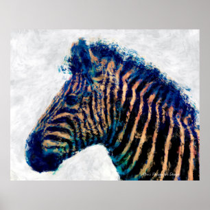 Póster Zebra 4