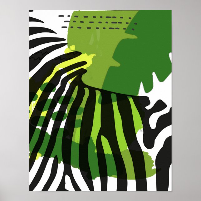 Poster Zebra africana (Frente)
