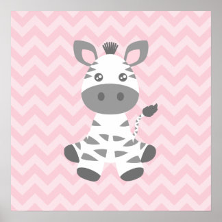 Poster Zebra-Bebê-Cueca