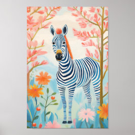 Poster Zebra Cuja