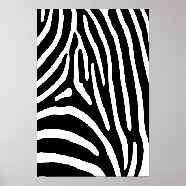 Póster Zebra Stripes (Frente)