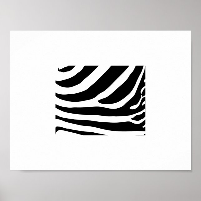 Poster - Zebra Stripes Abstrato 2 (Frente)