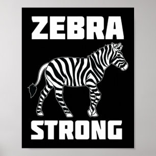 Poster Zebra Strong Ehlers Danlos Síndrome de Sensibiliza