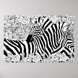 Poster Zebras Únicas