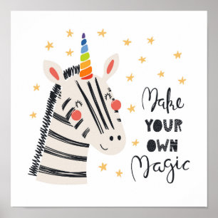 Poster Zebri-milho da inspiração