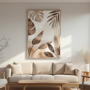 Póster Zen Botânico - Poster mínimo - Decor Japandi