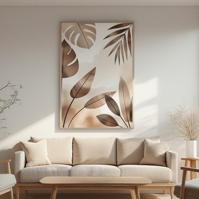 Póster Zen Botânico - Poster mínimo - Decor Japandi (Criador carregado)