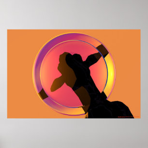 Póster Zen da vaca do MOO