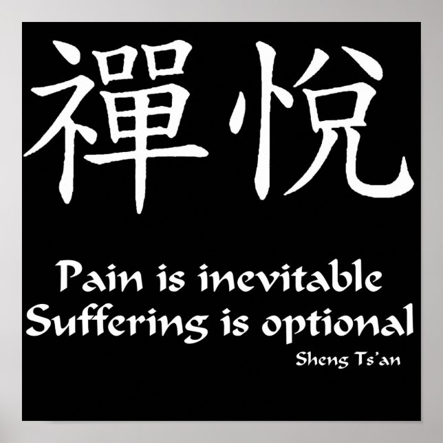 Póster Zen Joy - Dor (Frente)