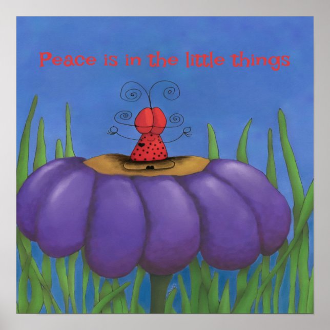 Poster Zen Ladybug (Frente)