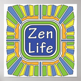 Poster Zen Life para mim