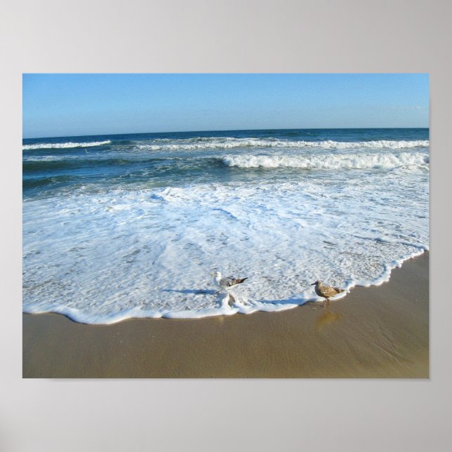 Poster Zen na praia (Frente)