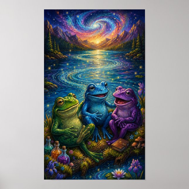 Poster ZenFrogRetrato (Frente)