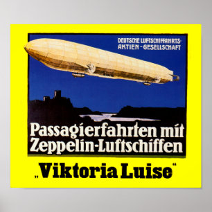 Póster Zepelim Viktoria Luise