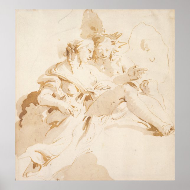 Póster Zephyr e Flora (Frente)