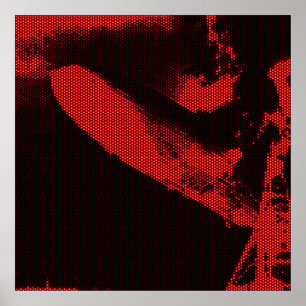 Póster Zeppelin de diodo emissor de luz (LED)