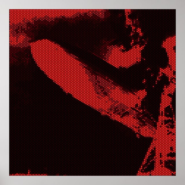 Póster Zeppelin de diodo emissor de luz (LED) (Frente)