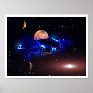 Póster Zeppelin Elétrico