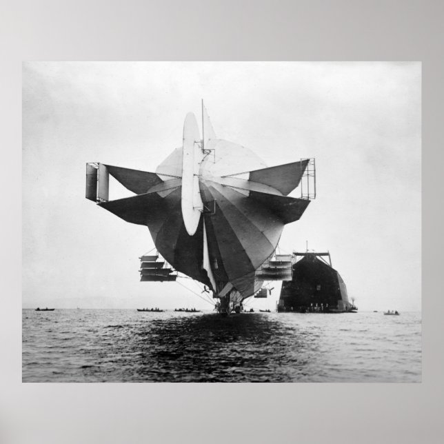 Poster Zeppelin Stern: 1908 (Frente)