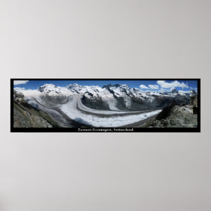Póster Zermatt Gornergrat, Suiça
