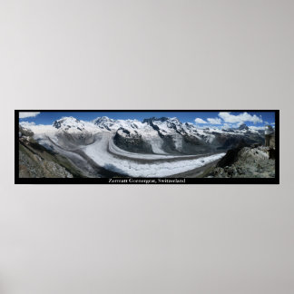 Póster Zermatt Gornergrat, Suiça