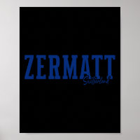 Zermatt Suíça Alpes Suíços Esqui Alpino Lembrança