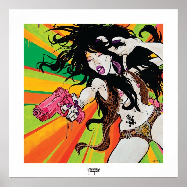 Póster Zero Sophisto - O Oriente Selvagem de Andy Howell (Frente)