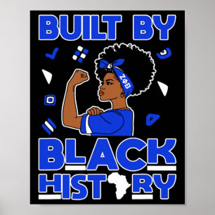 Poster Zeta Phi Beta Soridad Negra Rainha Orgulho Melanin