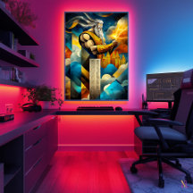 Zeus - Legenda Minimalista Cubista - Rei dos Deuse