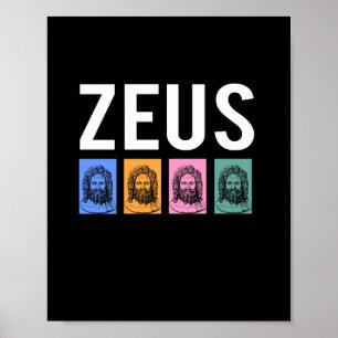 Poster Zeus, mitologia grega