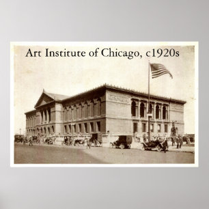 Póster ZHR0038, instituto da arte de Chicago, c1920s