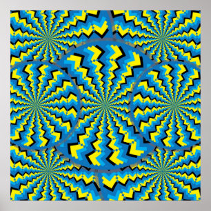 Póster Zigzag Wheelies