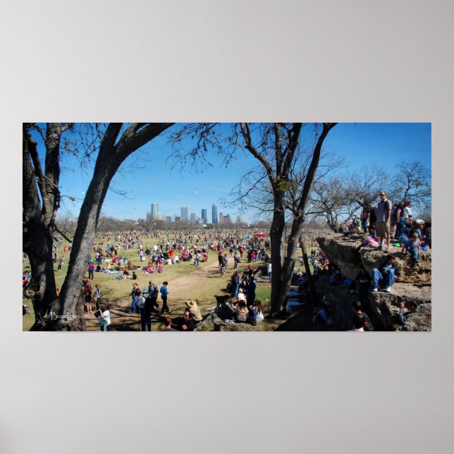Póster Zilker Park Kite Festival 2 - Austin Texas (Frente)