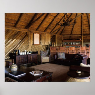 Poster Zimbábue, Parque Nacional Hwange, alojamento Linkw