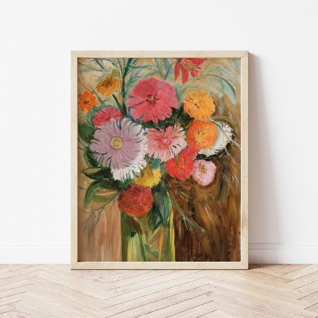 Poster Zinnias e Asters | Tadeusz Makowski (Criador carregado)