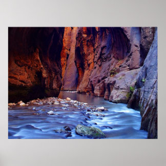 Póster Zion Narrows