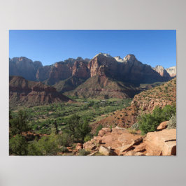 Poster Zion National Park EUA