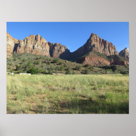 Poster Zion National Park EUA