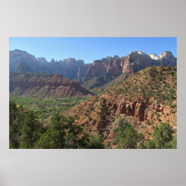 Poster Zion National Park EUA