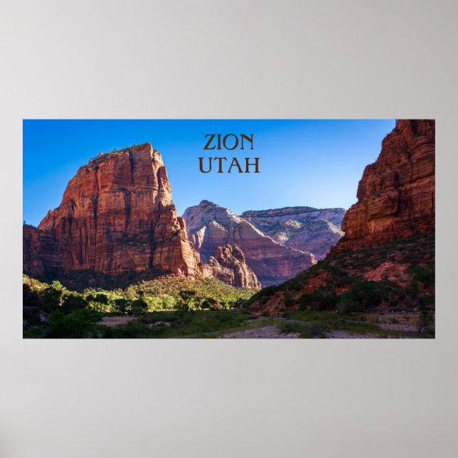 Poster Zion National Park - Utah (Frente)