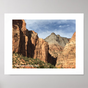 Poster Zion National Park, Utah
