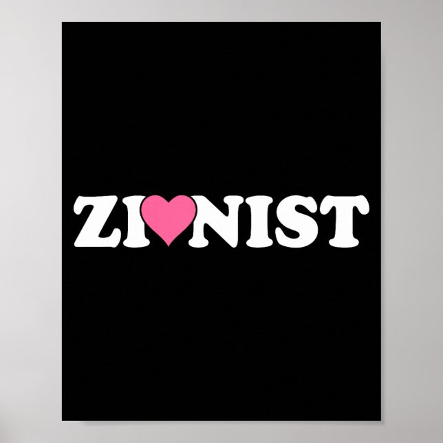 Poster Zionist Funny Valentine Day Retro Love Meme Family (Frente)