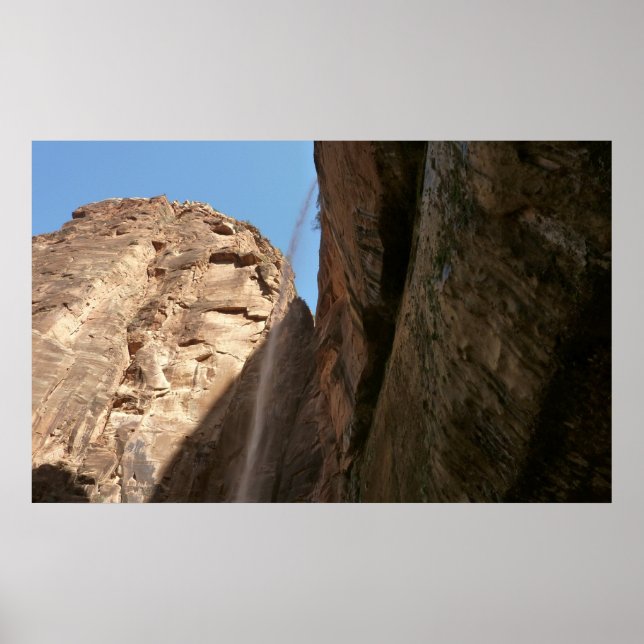 Póster Zion's Weeping Rock no Zion National Park (Frente)